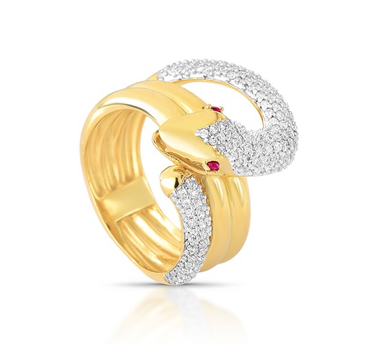 Anel cobra zirconia cristal. 140439