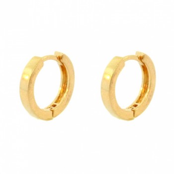 Brinco argola lisa media. 9.5mm. 150169