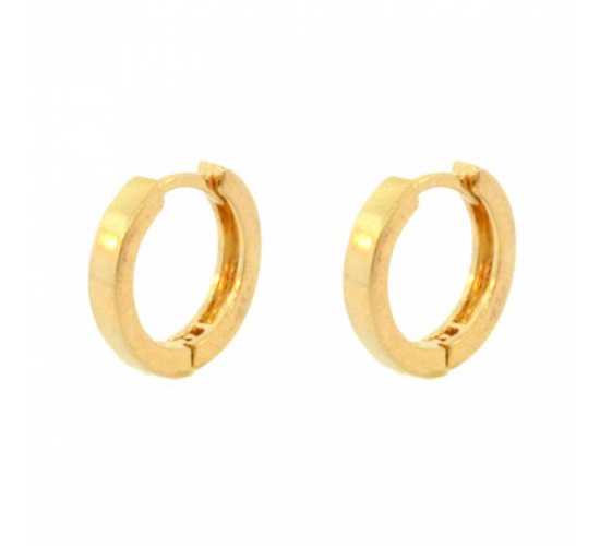 Brinco argola lisa media. 9.5mm. 150169