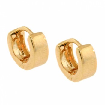 Brinco argola pequena lisa larga. 5mm. 150198