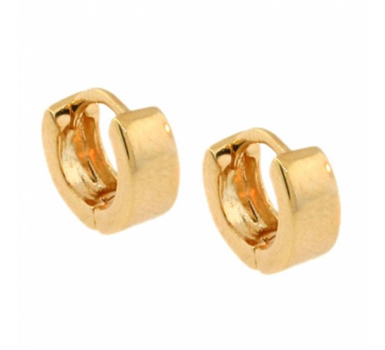 Brinco argola pequena lisa larga. 5mm. 150198