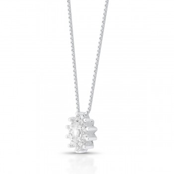 Colar oval cristal 10mm com zirconia cristal em volta, 45cm. 3635570 Colar oval cristal 10mm com zirconia cristal em volta, 45cm. 3635570
